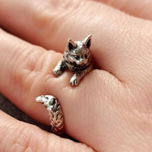 Sterling silver clearance cat rings